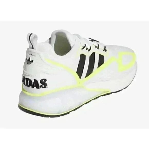 adidas Originals ZX 2K Boost White Neon Yellow GY2630 Men\'s Sz 11 New Casual NWT main image 6